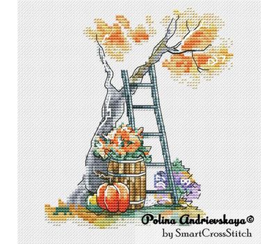 Autumn Tree cross stitch pattern