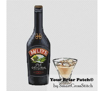 Baileys Irish Cream cross stitch chart