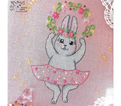 Bunny Ballerina Cross Stitch pattern
