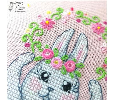 Bunny Ballerina Embroidery Bunny Ballerina Cross Stitch patternpattern