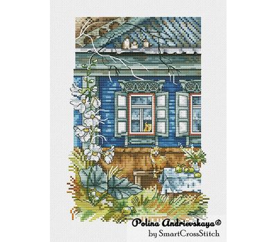 Country House cross stitch chart