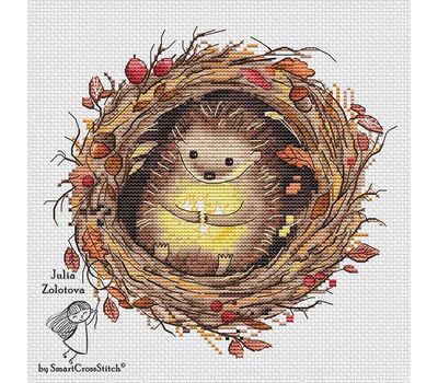 Cute Hedgehog cross stitch pattern