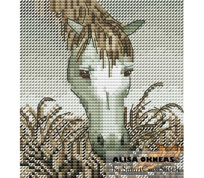 Horse cross stitch pattern