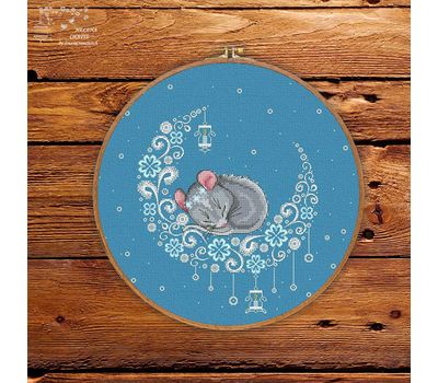 Moonlight Mouse Embroidery