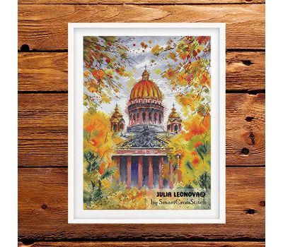 St. Isaac's Cathedral cross stitch pattern