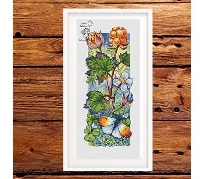 Summer Panel cross stitch pattern