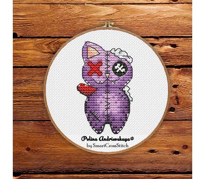 Vodou Cat cross stitch