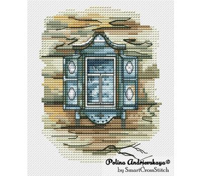 Countryhouse Window cross stitch chart