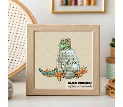 Cockatrice cross stitch pattern