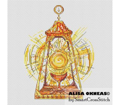 Day lantern cross stitch