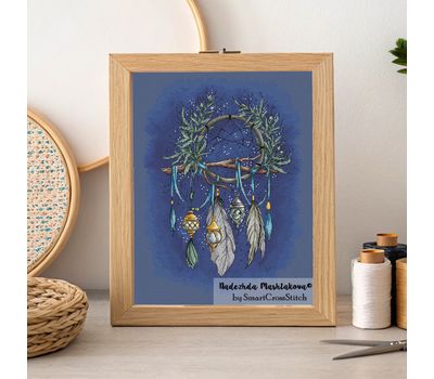 Dreamcatcher cross stitch pattern