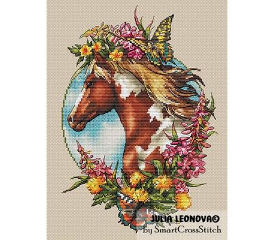June Horse cross stitch