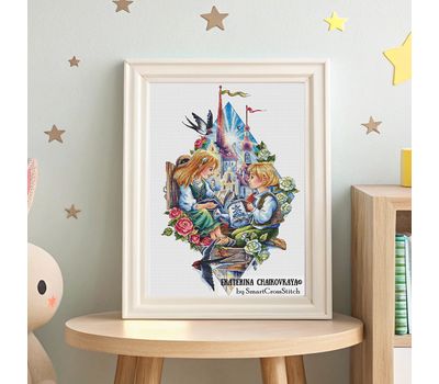 Kai and Gerda cross stitch pattern