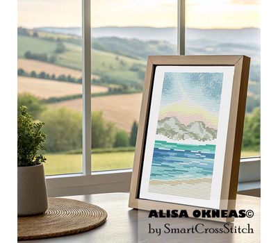 Marine Landscape 2 cross stitch pattern