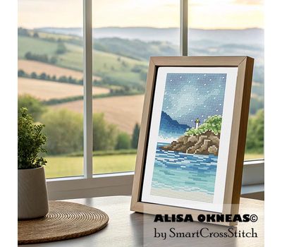 Marine Landscape 3 cross stitch pattern