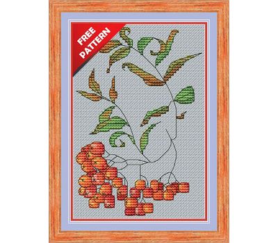 Rowan Free cross stitch pattern
