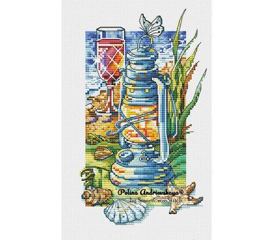 Sea Lamp cross stitch