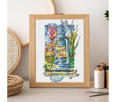 Sea Lamp cross stitch pattern