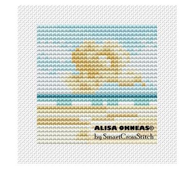 Sea Landscape #4 cross stitch