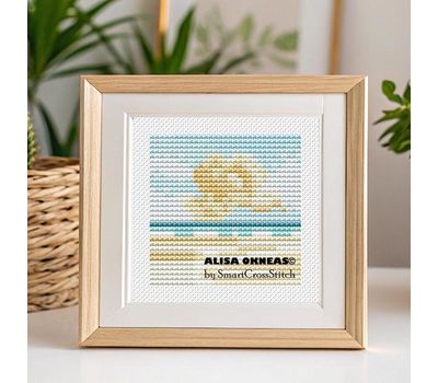 Sea Landscape #4 cross stitch pattern
