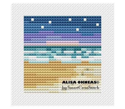 Sea Landscape #2 cross stitch