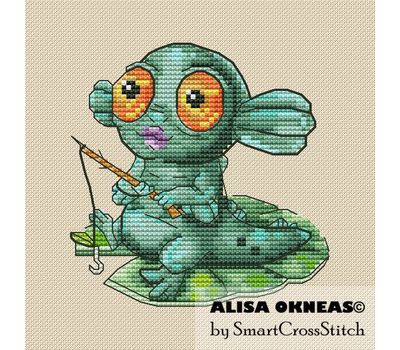 Water spirit cross stitch