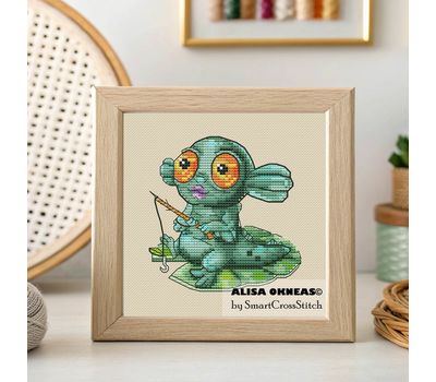 Water spirit cross stitch pattern
