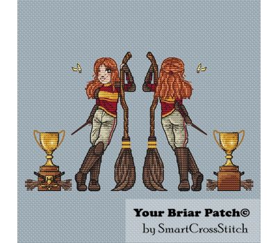 Ginny Weasley cross stitch