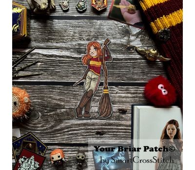 Ginny Weasley cross stitch pattern