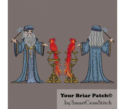 Albus Dumbledore cross stitch