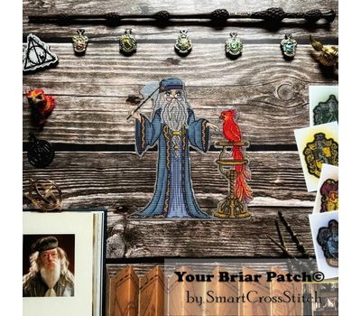 Albus Dumbledore cross stitch pattern