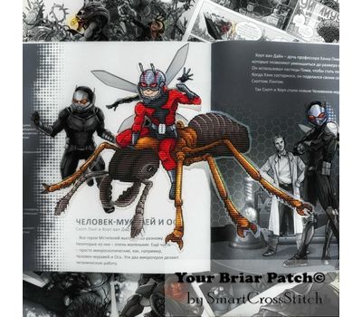 Ant-Man cross stitch pattern