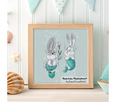 Waves of Love cross stitch pattern