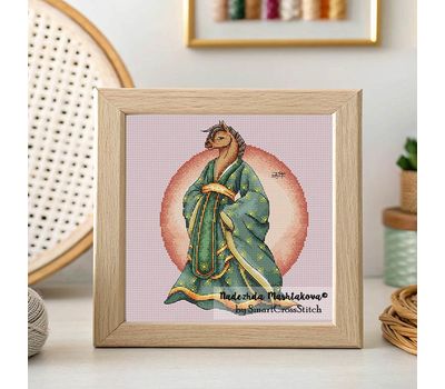 Chinese Horse cross stitch pattern