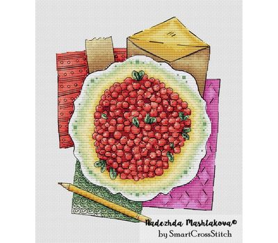 Cranberry cross stitch