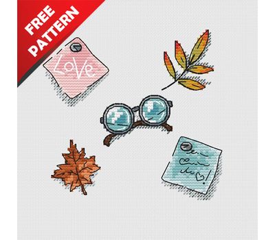 Cozy Notes Free cross stitch pattern
