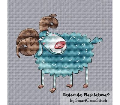 Funny Sheep cross stitch