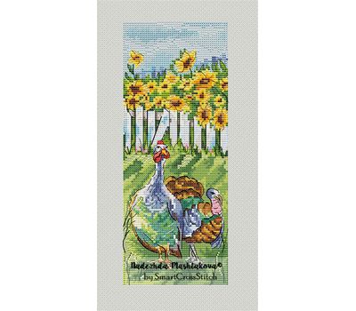 Funny Turkeys cross stitch pattern