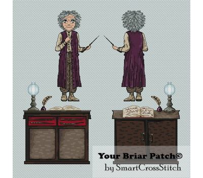 Garick Ollivander cross stitch pattern