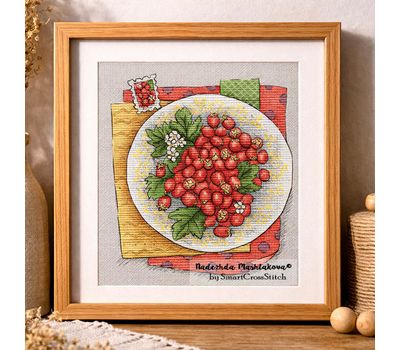 Hawthorn cross stitch pattern