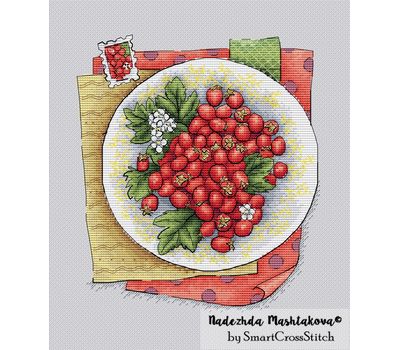 Hawthorn cross stitch