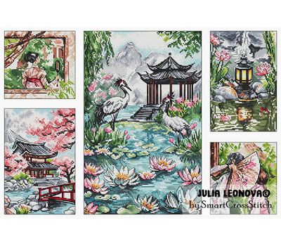 Japanese Sampler cross stitch