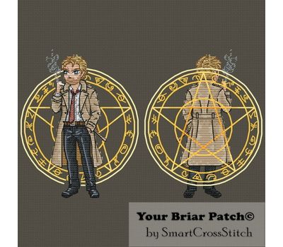 John Constantine cross stitch