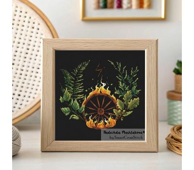 Litha cross stitch pattern