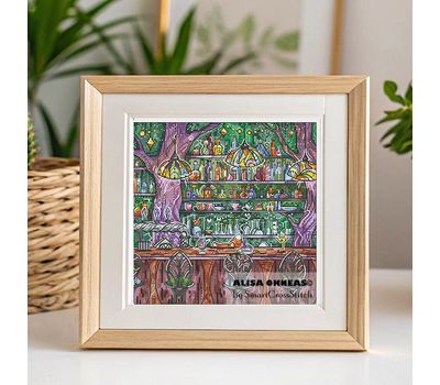 Corner Bar cross stitch pattern