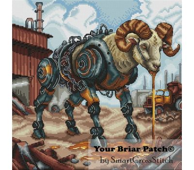 Motor Boost cross stitch