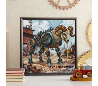 Motor Boost cross stitch pattern