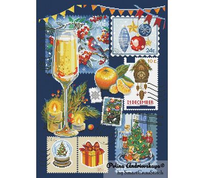 New Year Sampler cross stitch