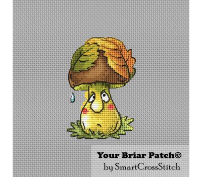 Oh-Oh Mushroom cross stitch