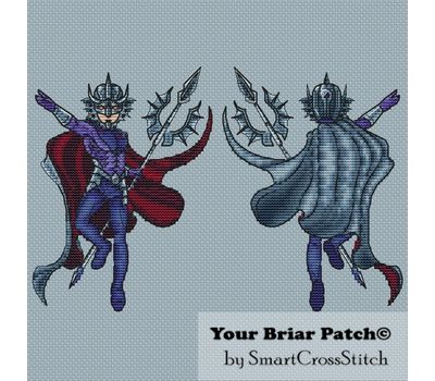 Orm cross stitch pattern